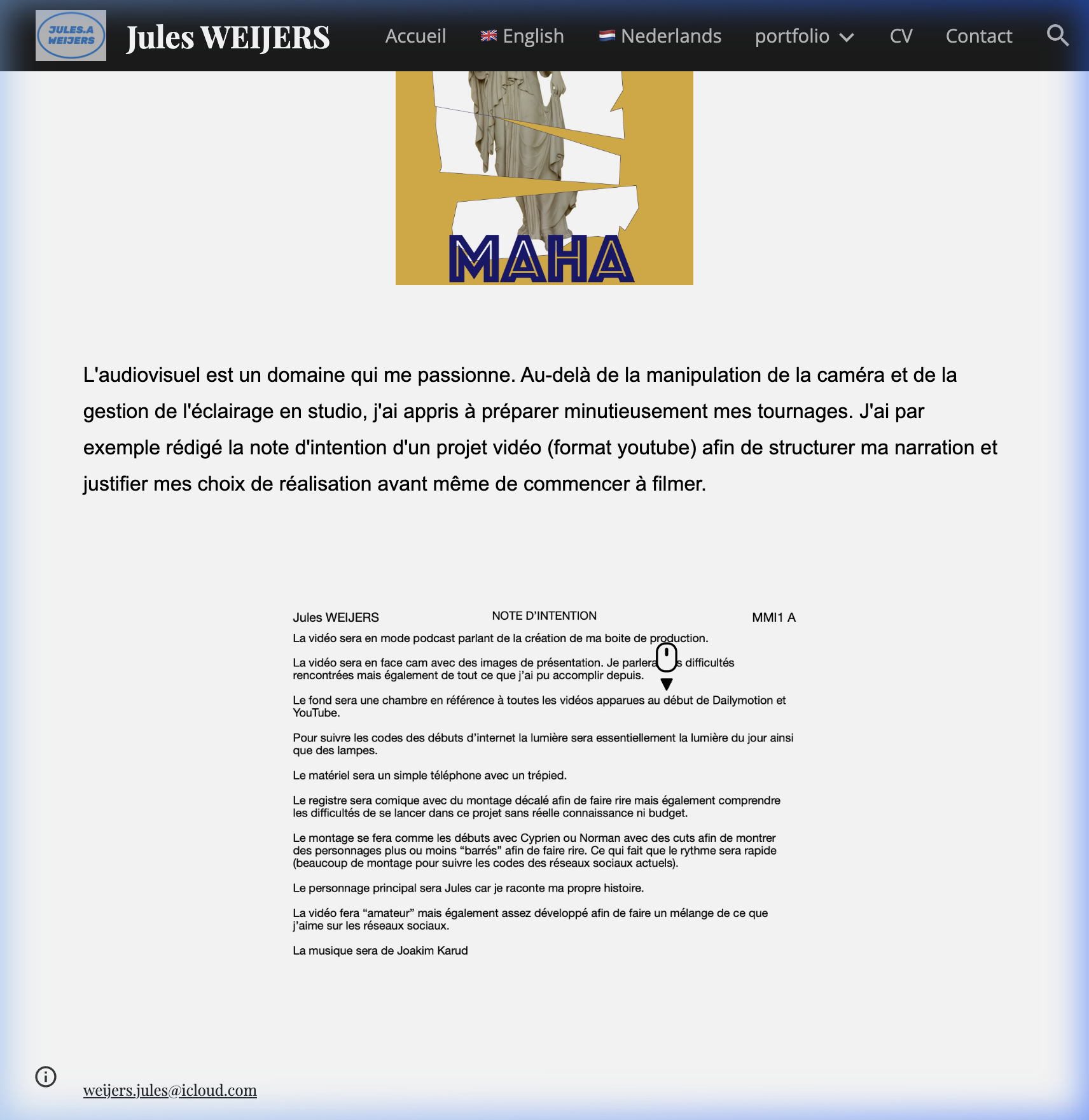 Affiche MAHA – Exposition Art Antique